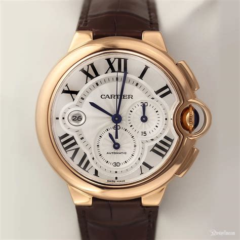 cartier ballon bleu chronograph replica|cartier ballon bleu 42mm price.